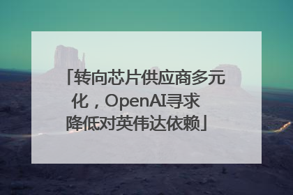 转向芯片供应商多元化，OpenAI寻求降低对英伟达依赖