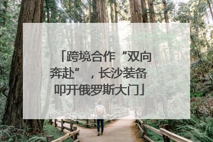 跨境合作“双向奔赴”，长沙装备叩开俄罗斯大门