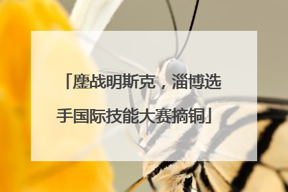 鏖战明斯克，淄博选手国际技能大赛摘铜