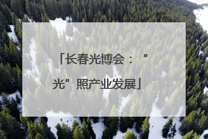 长春光博会：“光”照产业发展