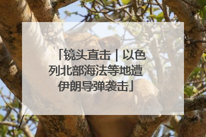 镜头直击｜以色列北部海法等地遭伊朗导弹袭击