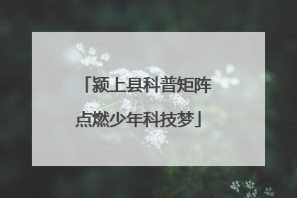 颍上县科普矩阵点燃少年科技梦