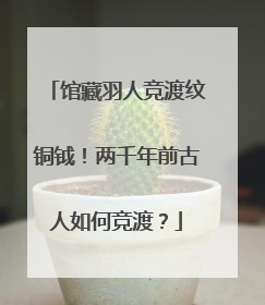 馆藏羽人竞渡纹铜钺！两千年前古人如何竞渡？