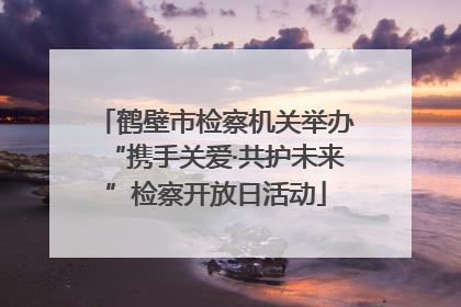 鹤壁市检察机关举办“携手关爱·共护未来”检察开放日活动