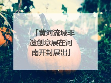 黄河流域非遗创意展在河南开封展出