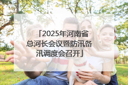 2025年河南省总河长会议暨防汛备汛调度会召开