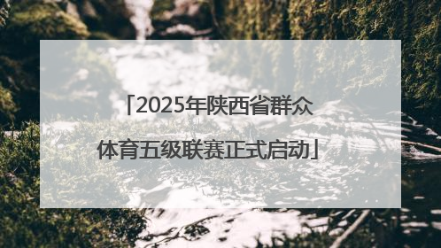 2025年陕西省群众体育五级联赛正式启动
