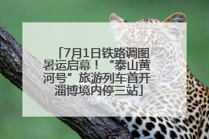 7月1日铁路调图暑运启幕！“泰山黄河号”旅游列车首开 淄博境内停三站