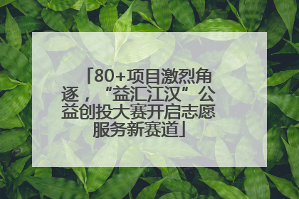 80+项目激烈角逐，“益汇江汉”公益创投大赛开启志愿服务新赛道