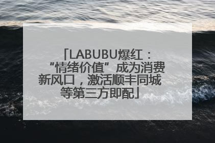 LABUBU爆红：“情绪价值”成为消费新风口，激活顺丰同城等第三方即配