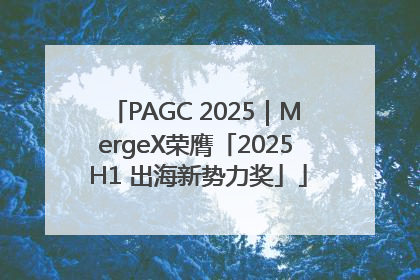PAGC 2025｜MergeX荣膺「2025 H1 出海新势力奖」